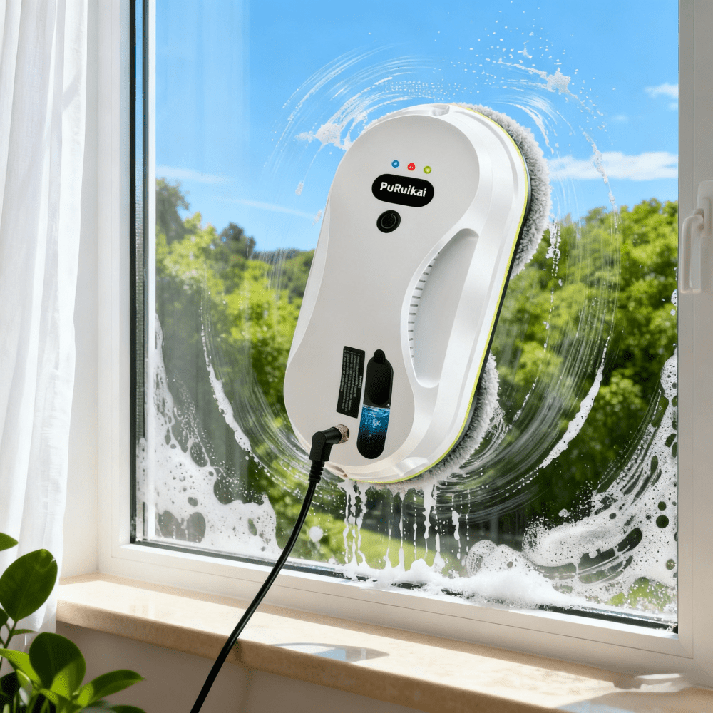 HCR - 09 PuRuiKai Ultra Thin Robot Vacuum & Window Cleaning Robot – Electric Glass Cleaner - PuRuiKai