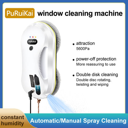 HCR - 09 PuRuiKai Ultra Thin Robot Vacuum & Window Cleaning Robot – Electric Glass Cleaner - PuRuiKai