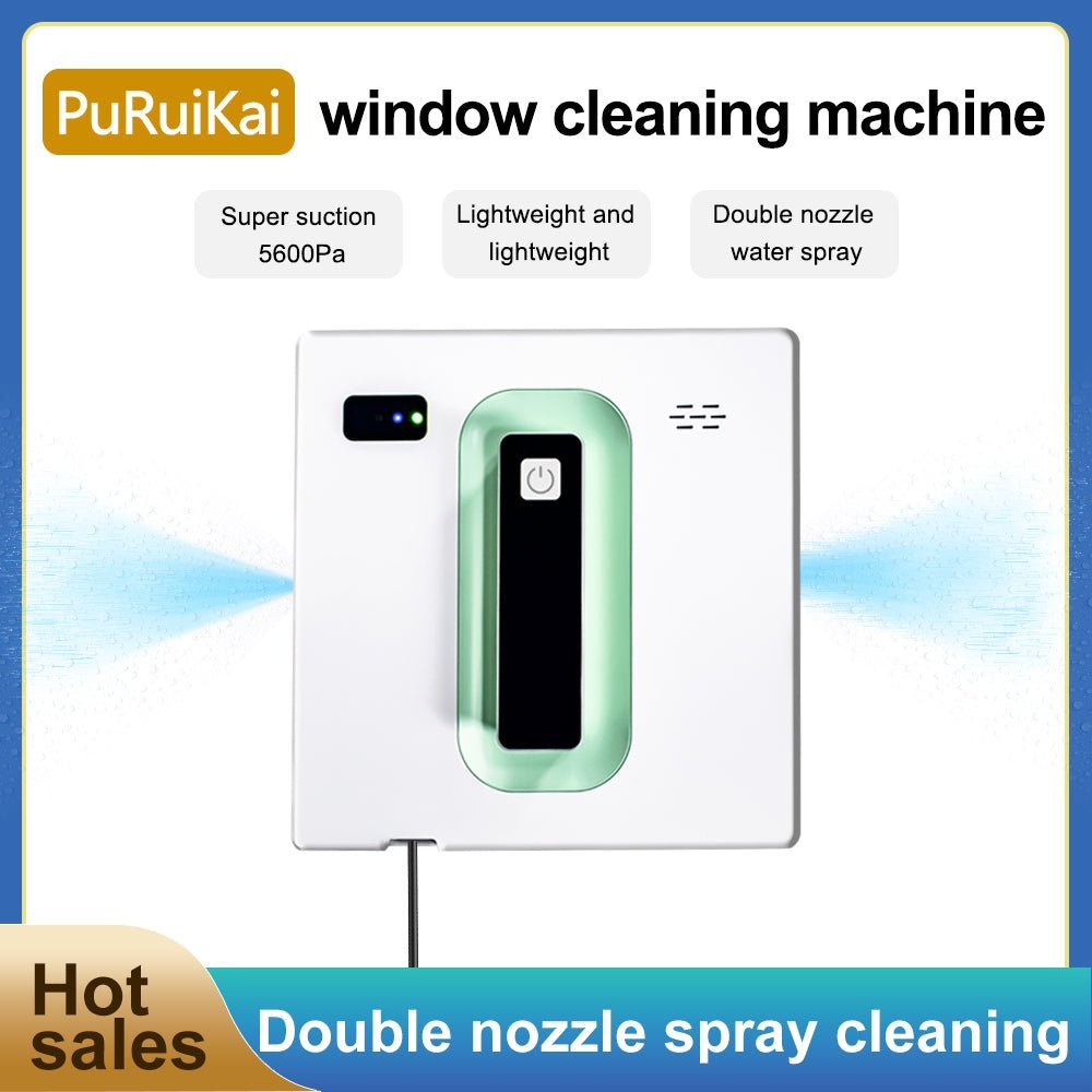 HCR - 21 Smart Window Cleaning Robot – Streak - Free ; Safe for High Windows | PuRuiKai - PuRuiKai