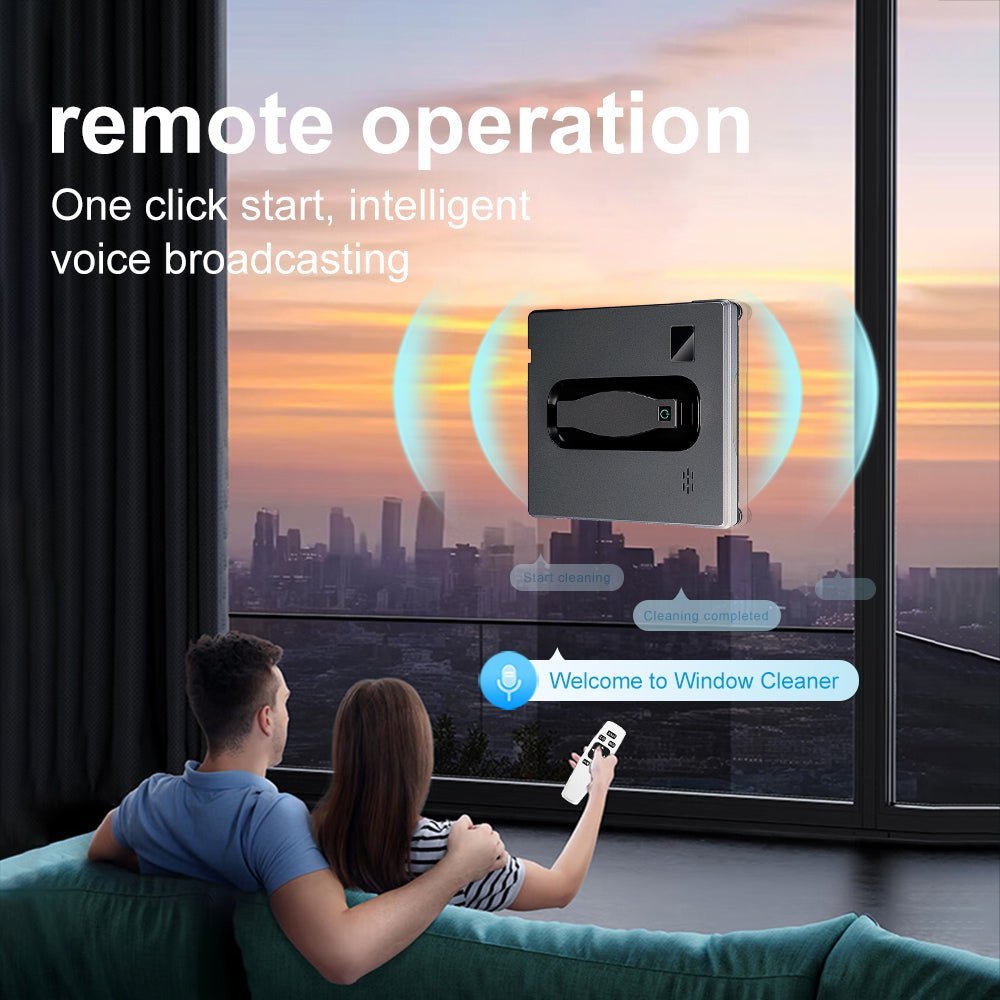 HCR - 21B Square Robot Window Cleaners for Framed & Frameless Glass | Puruikai Window Cleaning Robot - PuRuiKai
