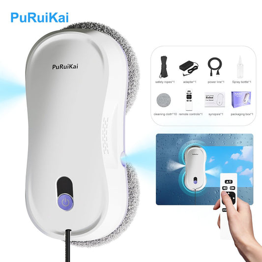 HCR - M8 Compact Dual - Spray Robot for Windows Cleaning | Puruikai Cleaning Robot Window - PuRuiKai