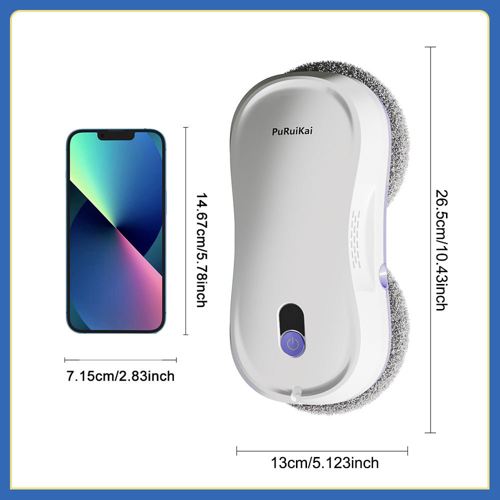 HCR - M8 Compact Dual - Spray Robot for Windows Cleaning | Puruikai Cleaning Robot Window - PuRuiKai