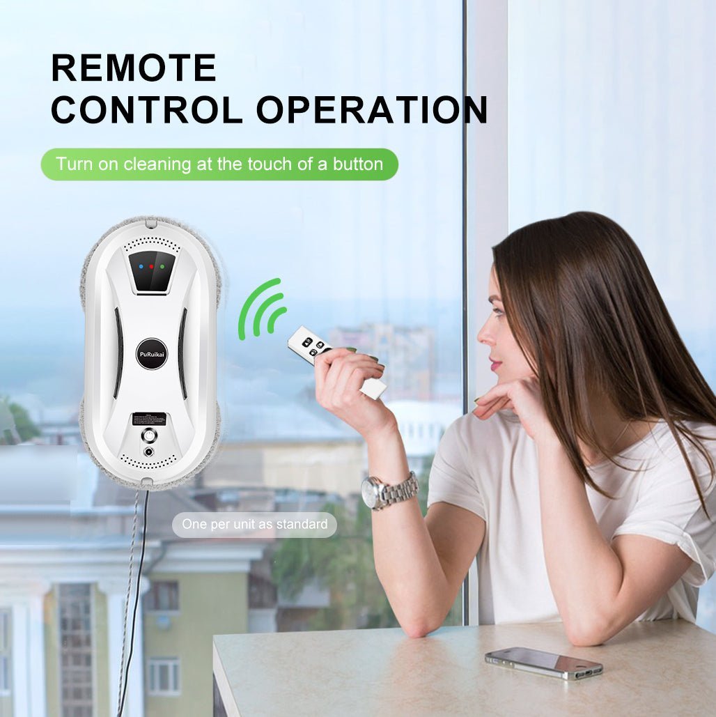 Hot Sale Puruikai PRK - N361 Smart Window Cleaning Robot with Powerful Suction - PuRuiKai