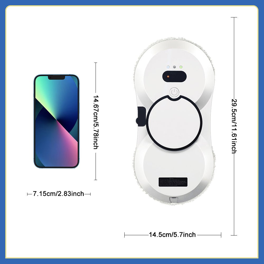 J - HCR - 10 Puruikai Smart Window Cleaning Robot – Automatic Electric Window Cleaner - PuRuiKai