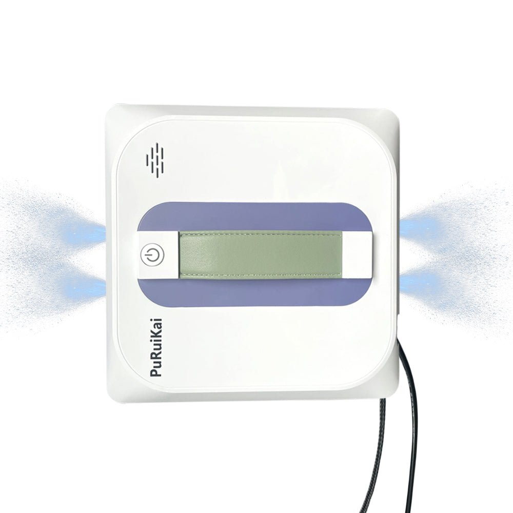 PRK - 28 Smart Window Cleaning Robot – 4 - Point Spray, Strong Suction & Brushless Motor | Streak - Free Cleaning - PuRuiKai Online Store