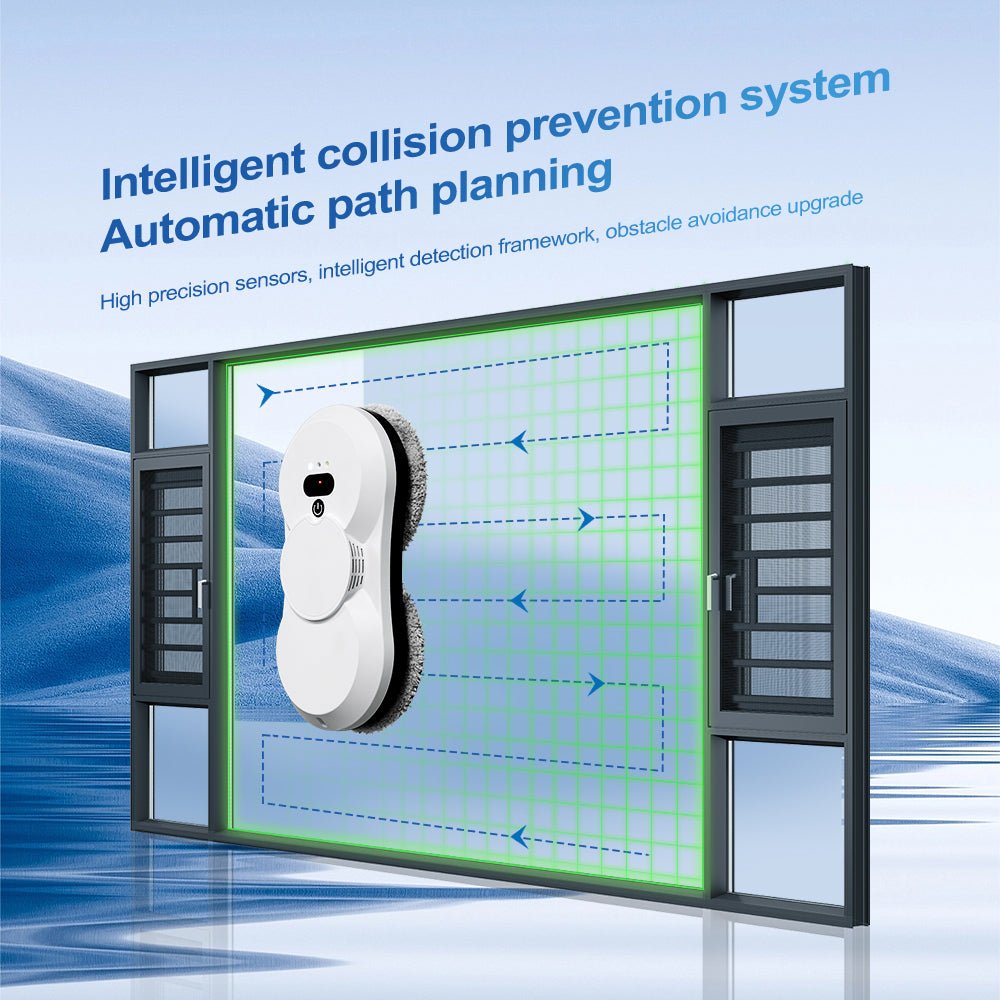 PuRuiKai HCR - 18 Ultra - Thin Smart Window Cleaning Robot with Dual Auto Spray – Slim & Upgraded Design - PuRuiKai Online Store