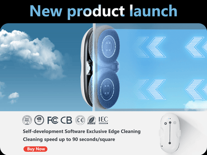 Z1 Smart Window Cleaning Robot – Wholesale Glass Cleaner with Dual Disk & Intelligent Edge Detection (Wholesale Only) - PuRuiKai Online Store