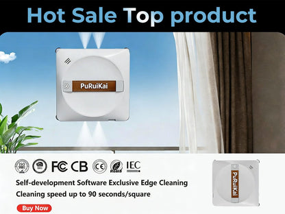Z2 PuRuiKai Window Cleaning Robot – Wholesale Smart Glass Cleaner with Intelligent Edge Detection - PuRuiKai